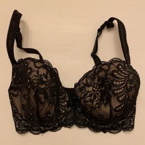 Le Mystere Black Lace 32G Bra